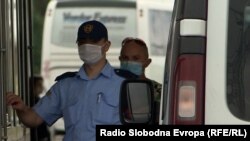 Македонско - српски граничен премин Табановце во време на пандемија од ковид-19.