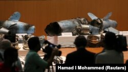 Ostaci oružja korištenog za napad na naftna postrojenja Saudijske Arabije
