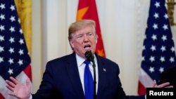 Presidenti i Shteteve të Bashkuara të Amerikës, Donald Trump.
