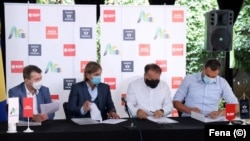 Lideri Socijaldemokratske partije BiH (SDP), Naroda i pravde, Naše stranke i Nezavisne BiH liste, potpisali su koalicioni sporazum za zajednički nastup na lokalnim izborima