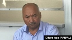 Председатель независимой профсоюзной организации «Достойный труд» и отраслевого профсоюза топливно-энергетического комплекса Ерлан Балтабай в зале суда. Шымкент, 17 июля 2019 года.