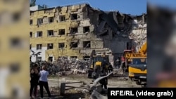 Украина - последици од руското бомбардирање, Миколајвка, 8 септември 2024 година.