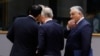 Orbán Viktor a brüsszeli EU-csúcson 2025. március 6-án