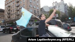 Автопробег в Киеве, архивное фото 