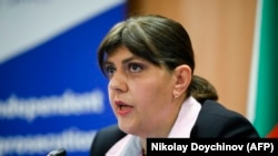 Ръководителката на Европейската прокуратура Лаура Кювеши беше на посещение в България през юни 2021 г. 