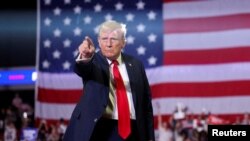 Fostul președinte american Donald Trump, la un eveniment electoral din Philadelphia.