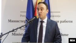 Техничкиот министер за внатрешни работи на Северна Македонија Наќе Чулев. 