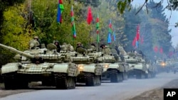 Forțe armate azere mergând spre Agdam. 20 noiembrie 2020