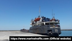 Затонувшее в Черном море грузовое судно VOLGO BALT, архивное фото