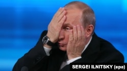 Putin profită de conferința de sfârșit de an pentru a reconfigura realitatea și a le-o prezenta rușilor așa cum trebuie să o vadă și nu cum este
