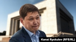 Мурдагы премьер-министр Сапар Исаков. "Азаттыктын" коллажы. 