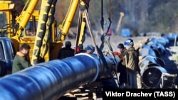 Работы по реконструкции нефтепровода "Мозырь-Брест" компании "Гомельтранснефть Дружба" 