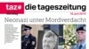 Cazul Lübcke, prima pagină a ziarului Die Tageszeitung, 2019 