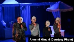 Një skenë nga shfaqja “Të gjashtët kundër Turqisë”