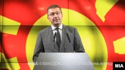 Архивска фотографија- Прес-конференција на ВМРО-ДПМНЕ, Христијан Мицкоски