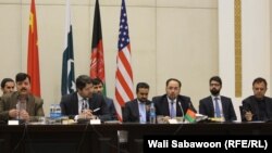 The fourth round of four-way peace talks in February.