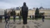Мумията малко преди да бъде премахната