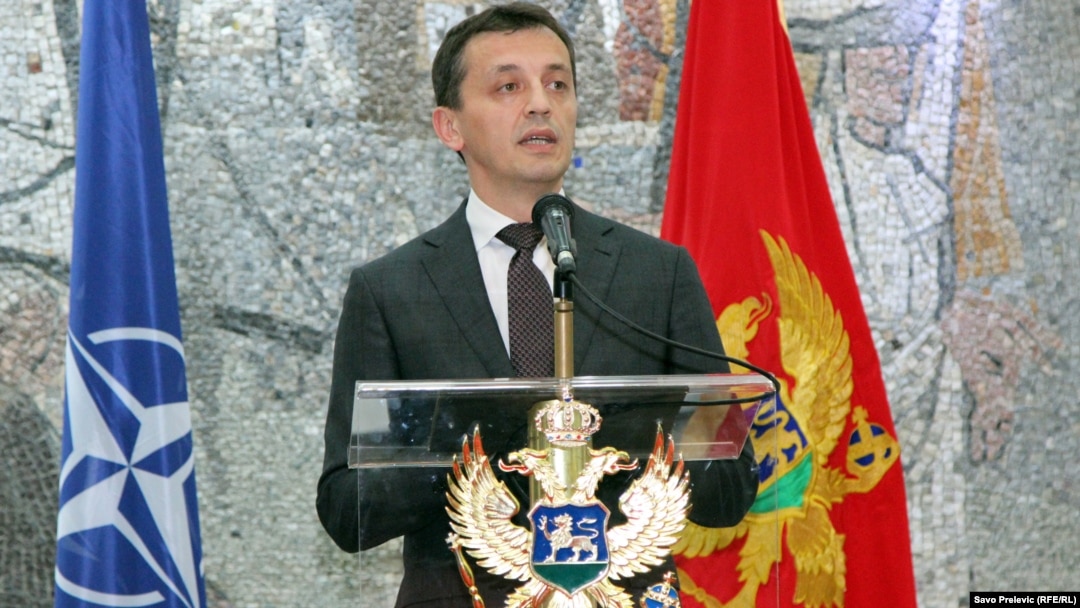 Ministar odbrane Crne Gore Predrag Bošković
