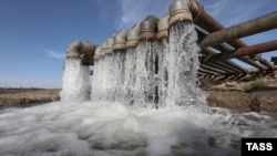Симферопольское водохранилище, октябрь 2020 года 