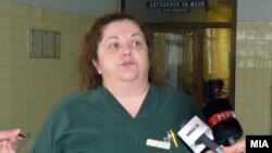 Докторка Кристина Серафимова, директорката на општа болница со проширена надлежност Кочани