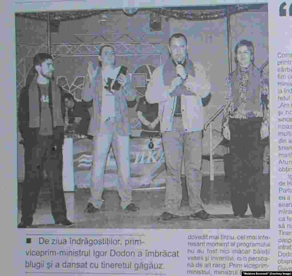 "Moldova Suverană", 20 februarie 2009, campanie electorala a PCRM, Igor Dodon şi Irina Vlah (dreapta)