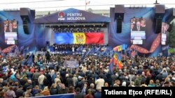 Митинг Демпартии, Кишинев, 2018 г