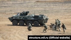 Exerciții ale armatei ruse în peninsula Crimeea, 9 iulie 