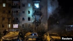 Urmări ale atacurilor rusești cu drone asupra Harkovului