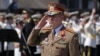 Generalul Catalin Zisu, la o ceremonie militară, iulie 2019. 