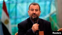 Saleh al-Arouri într-o imagine de arhivă din 2017, la Cairo. (REUTERS/Amr Abdallah Dalsh)