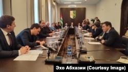 Пратениците од грузискиот отцепен регион Абхазија