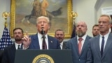 US President Donald Trump at the White House on July 31.