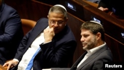 Ministrat izraelitë, Itamar Ben-Gvir dhe Bezalel Smotrich. 